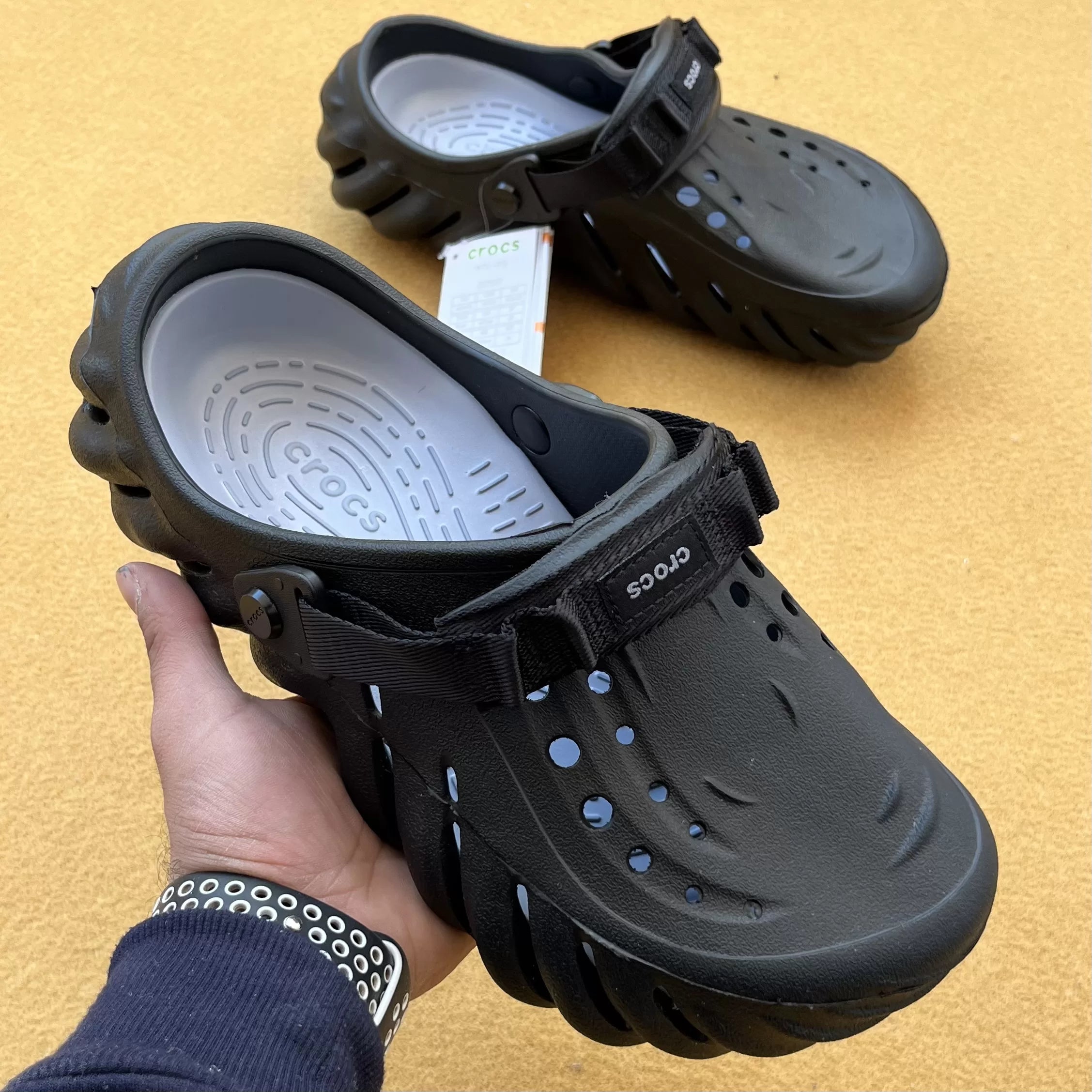 Crocs Echo Clogs(Black)