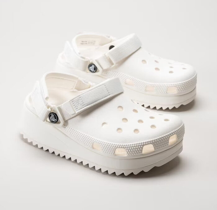 Crocs Classic Hiker Clogs(Triple White)