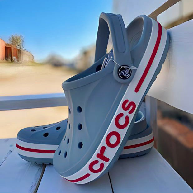 Crocs Bayaband Clogs(Grey-Candy)
