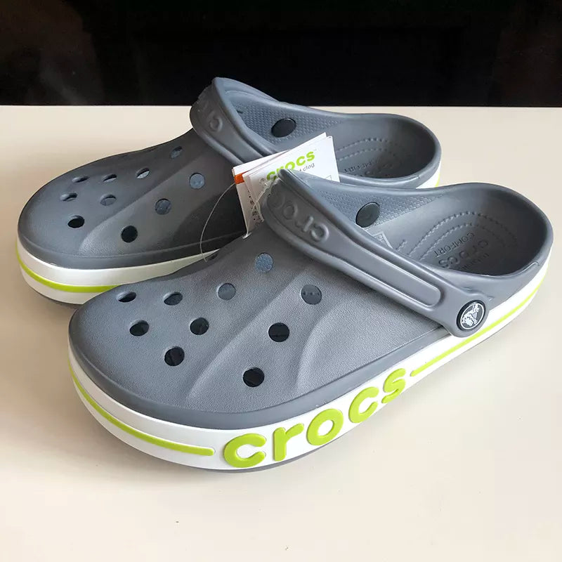 Crocs Bayaband Clogs(Grey-neon)