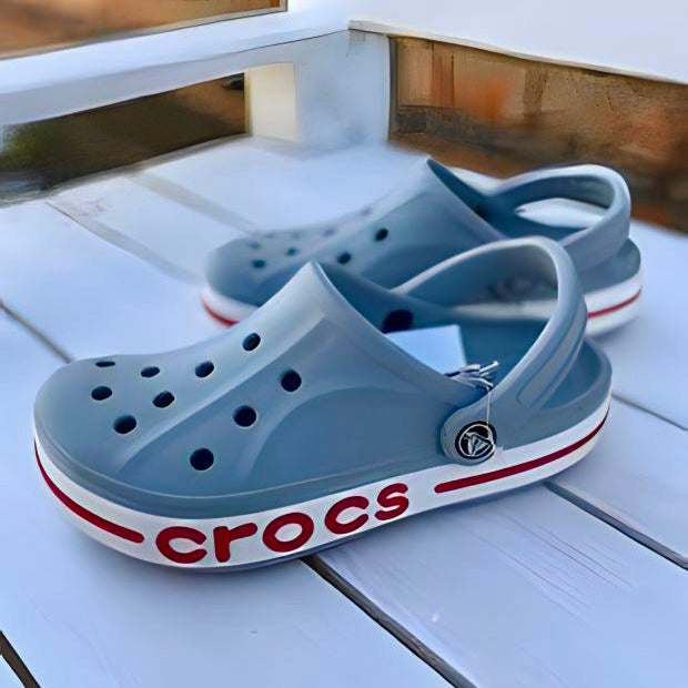 Crocs Bayaband Clogs(Grey-Candy)