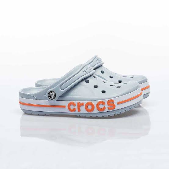 Crocs Bayaband Clogs(Grey Orange)