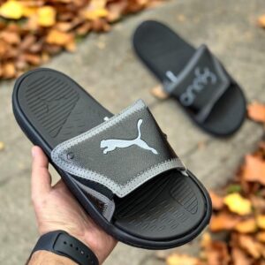 Puma One8 Slides (Black-Grey)