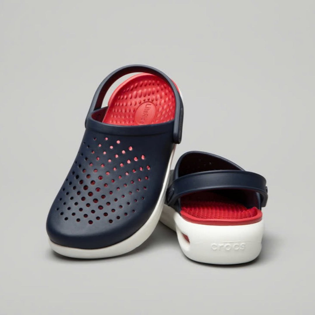Crocs InMotion Clogs(Navy-Red)