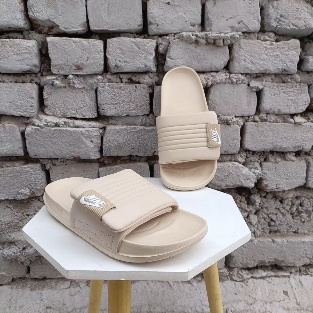 Nike Off Court Adjust Slides (Beige)