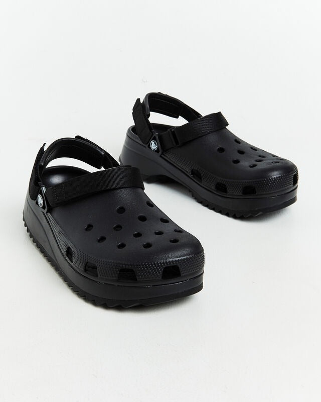 Crocs Classic Hiker Clogs(All Black)