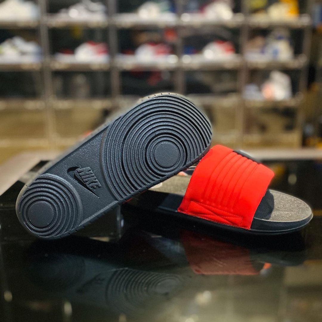 Nike Off Court Adjust Slides (Black-Red)