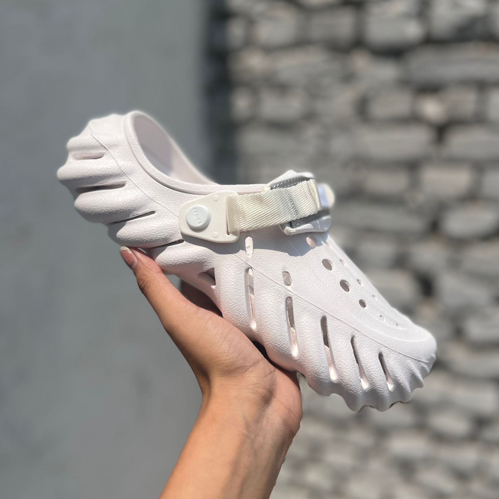 Crocs Echo Clogs(White)