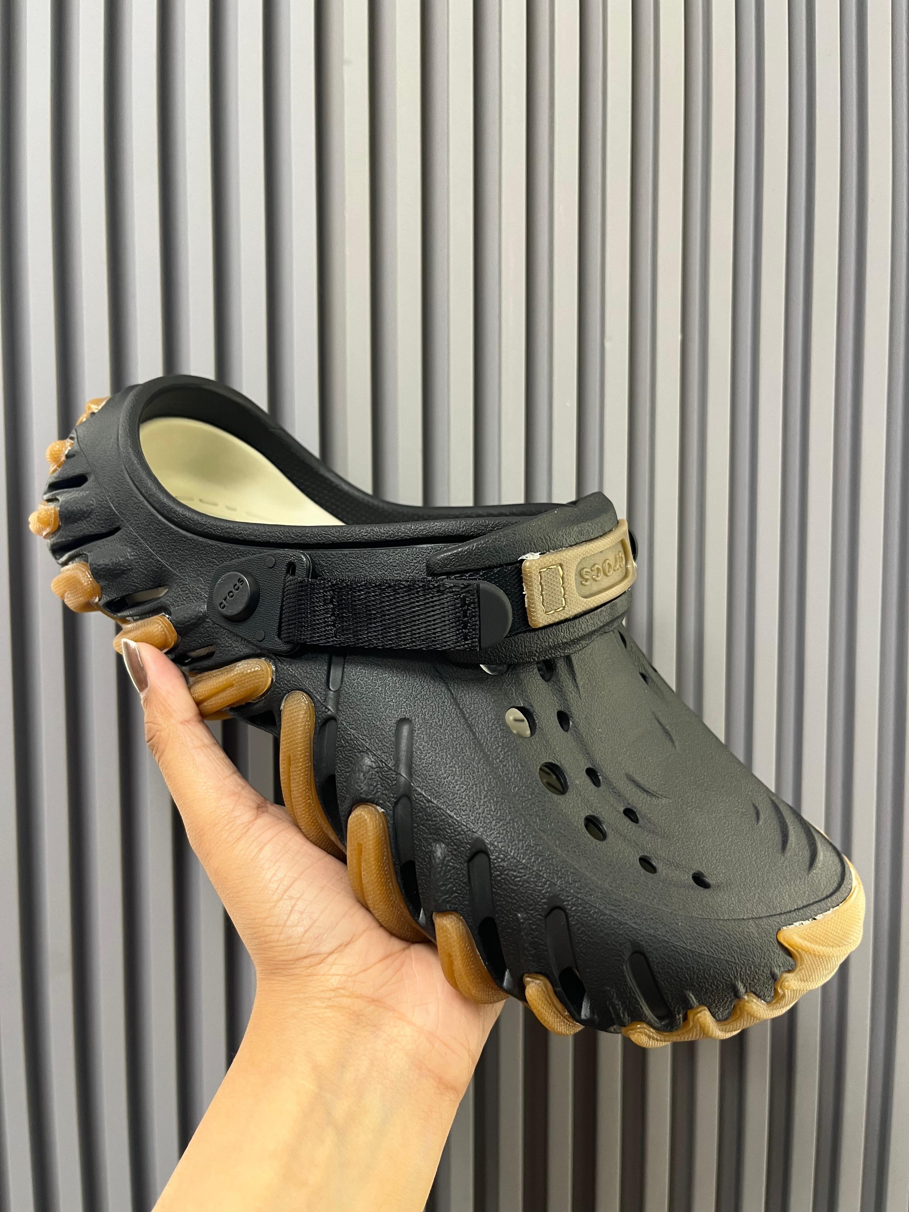 Crocs Echo Gum Clogs (Black)