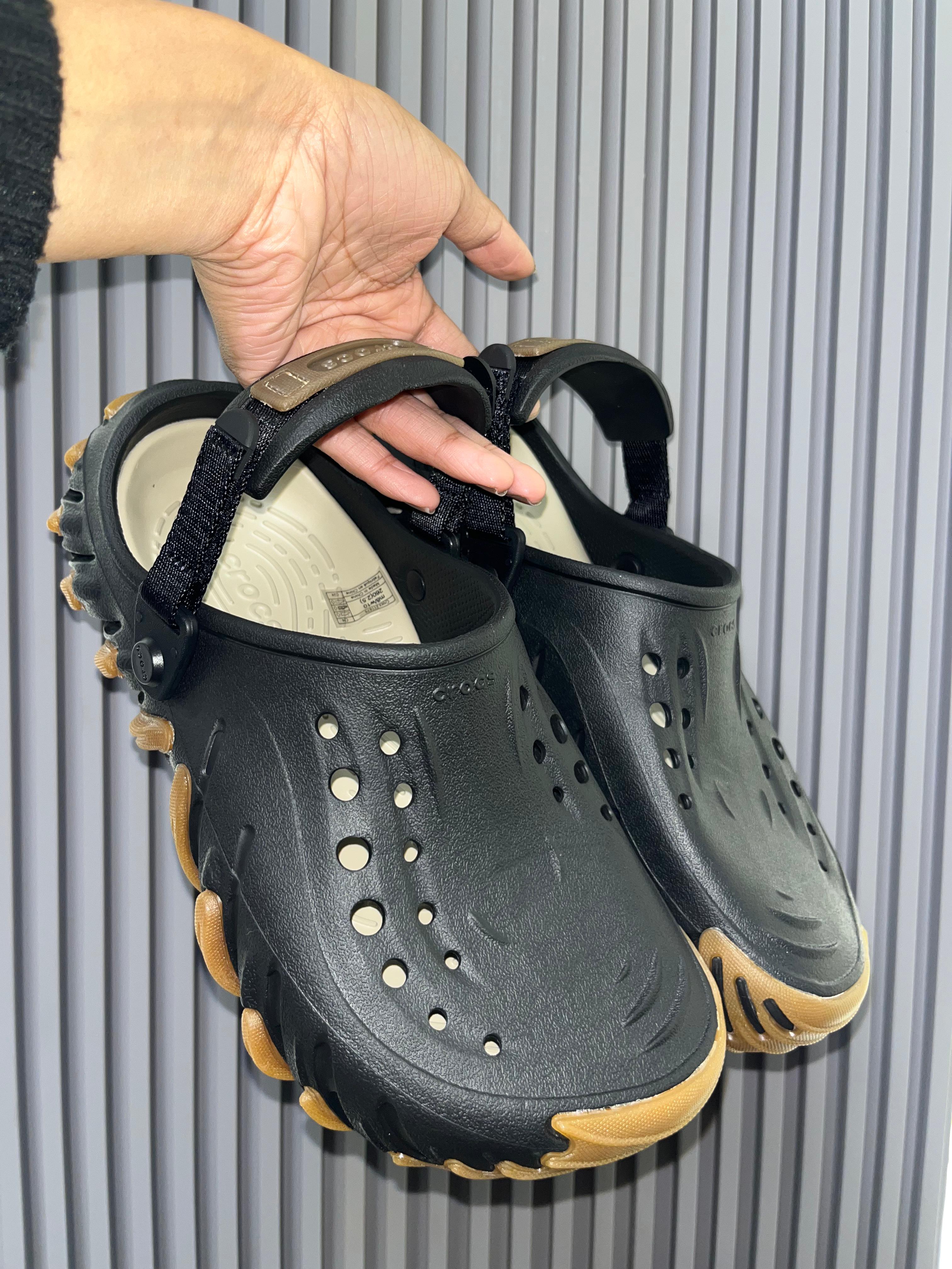 Crocs Echo Gum Clogs (Black)