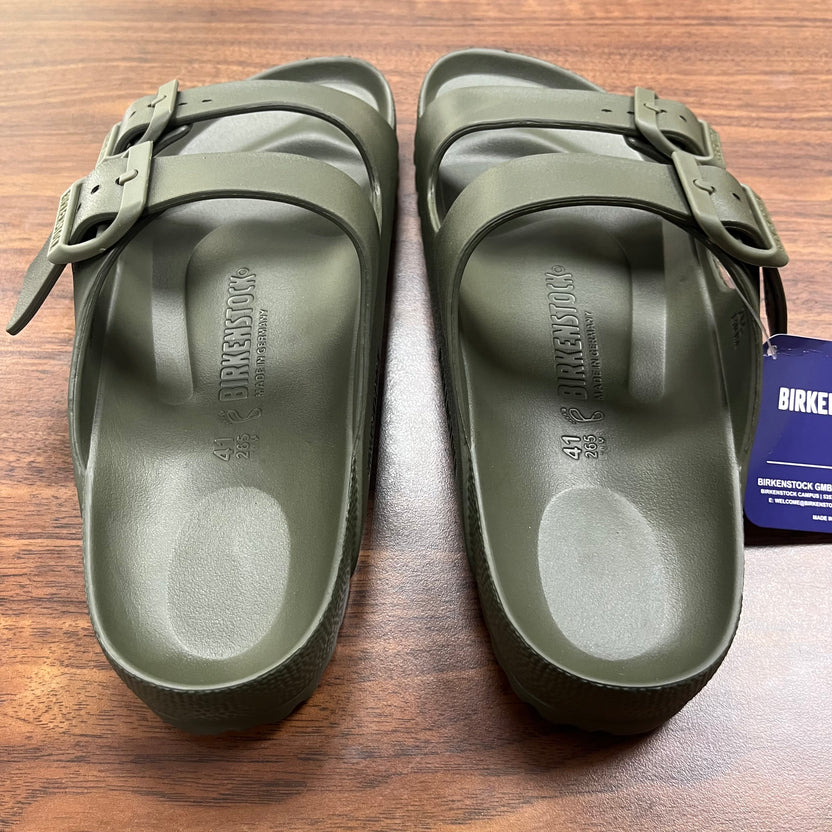 BIRKENSTOCK ARIZONA EVA SLIDES(KHAKI)