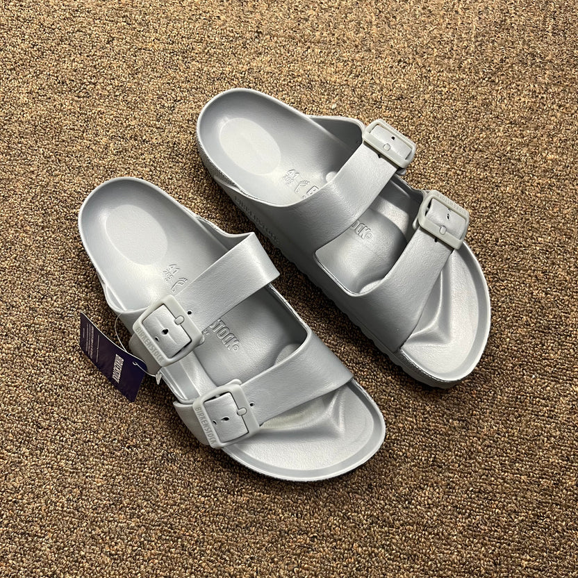 BIRKENSTOCK ARIZONA EVA SLIDES(GREY)