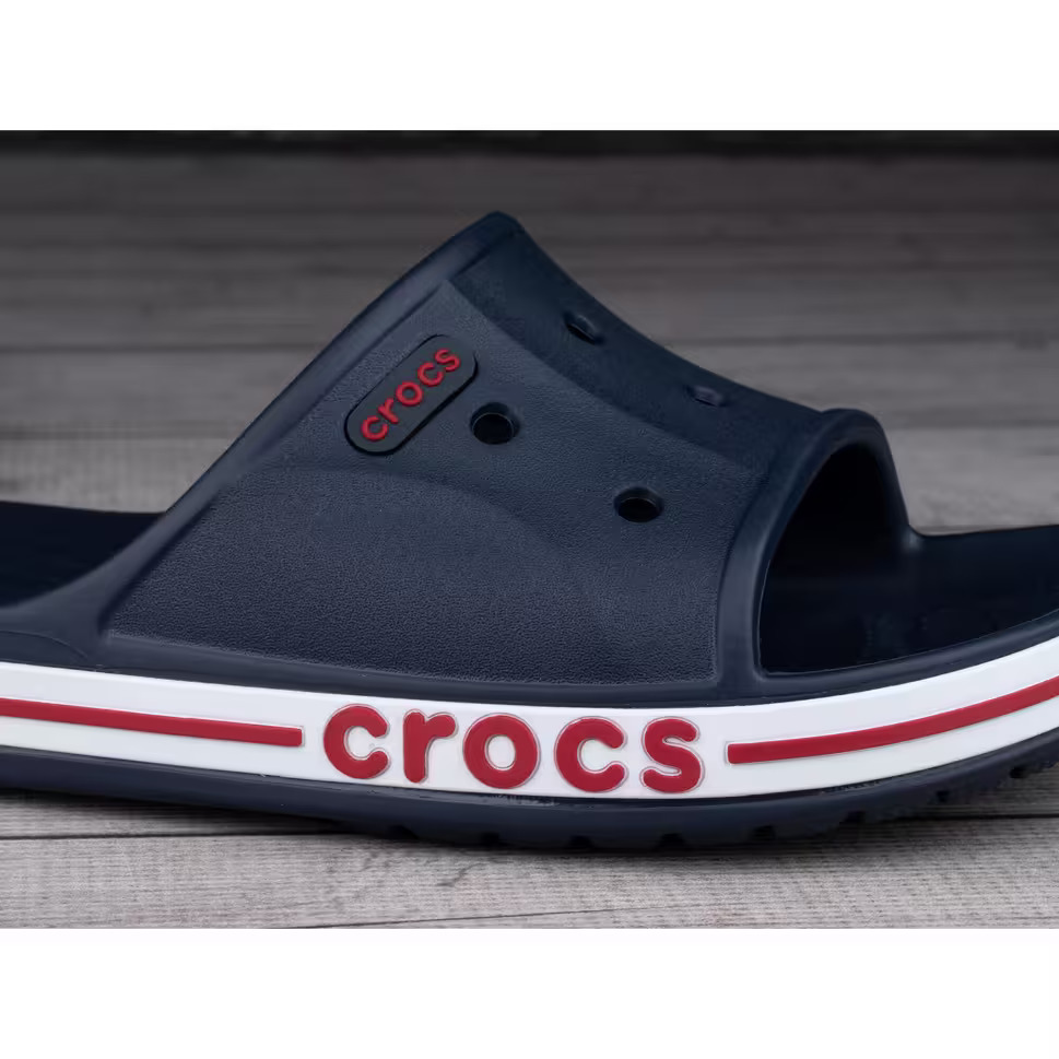 Crocs Bayaband Slides (Navy/Pepper)