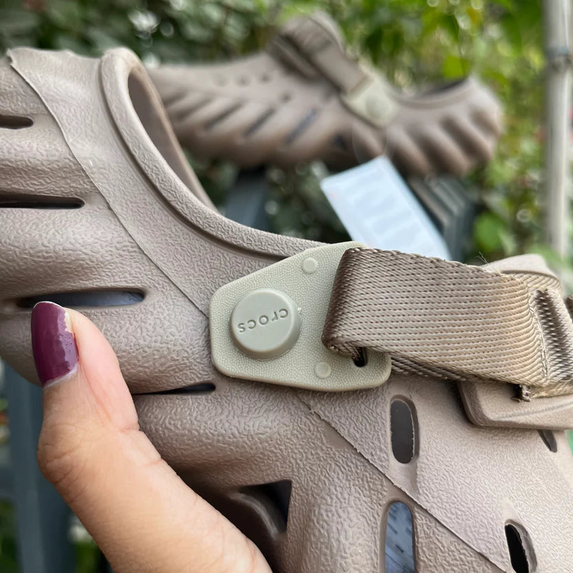 Crocs Echo Clogs(Brown/Grey)