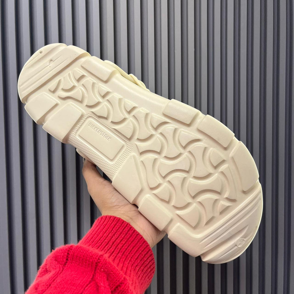 Birkenstock Birken Flow Clogs (Bone)