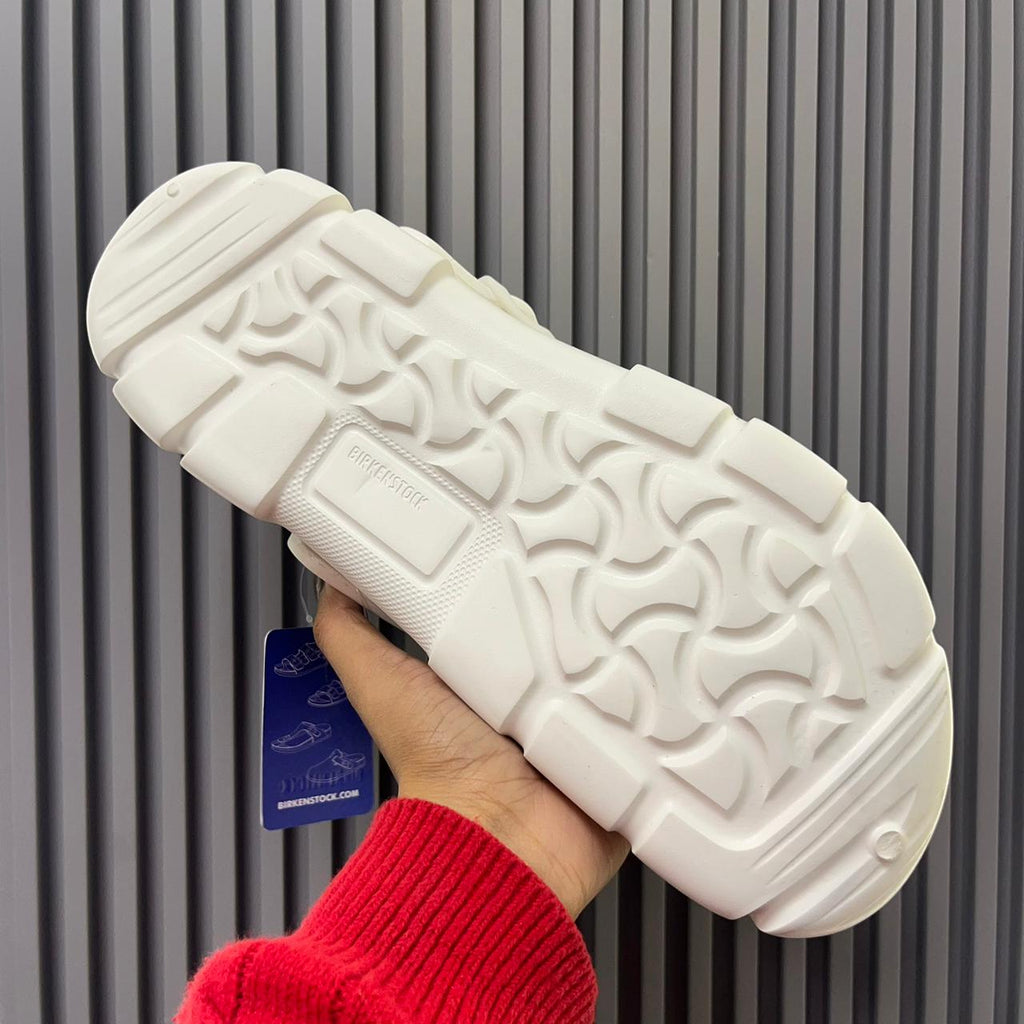 Birkenstock Birken Flow Clogs (White)