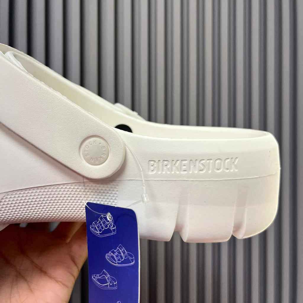 Birkenstock Birken Flow Clogs (White)