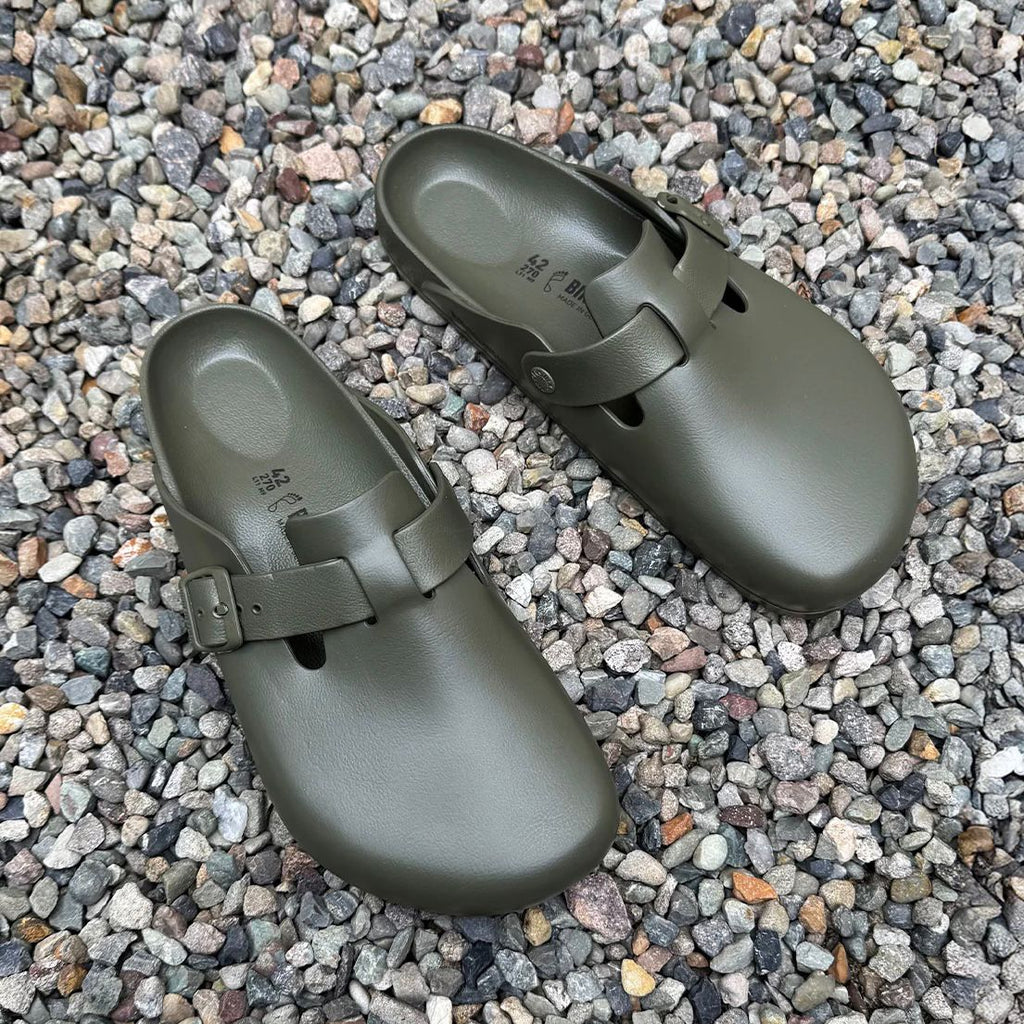 Birkenstock Boston EVA Clogs (Khaki)