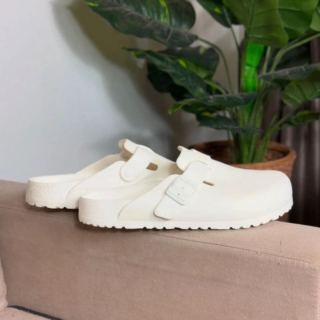 Birkenstock Boston EVA Clogs (Bone)