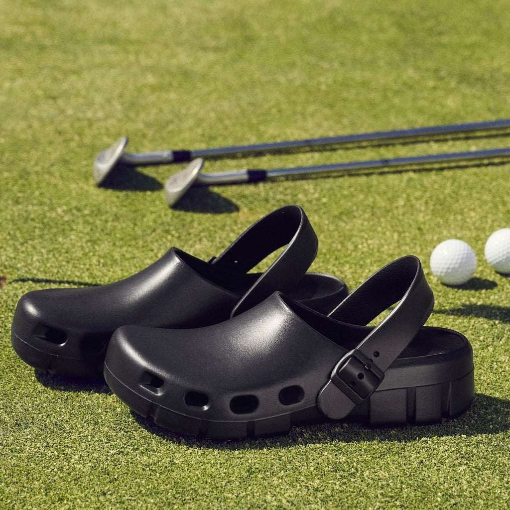 Birkenstock Birken Flow Clogs (Black)