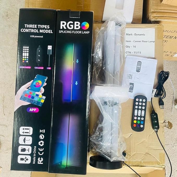 CORNER FLOOR COLOR CHANGING LAMP